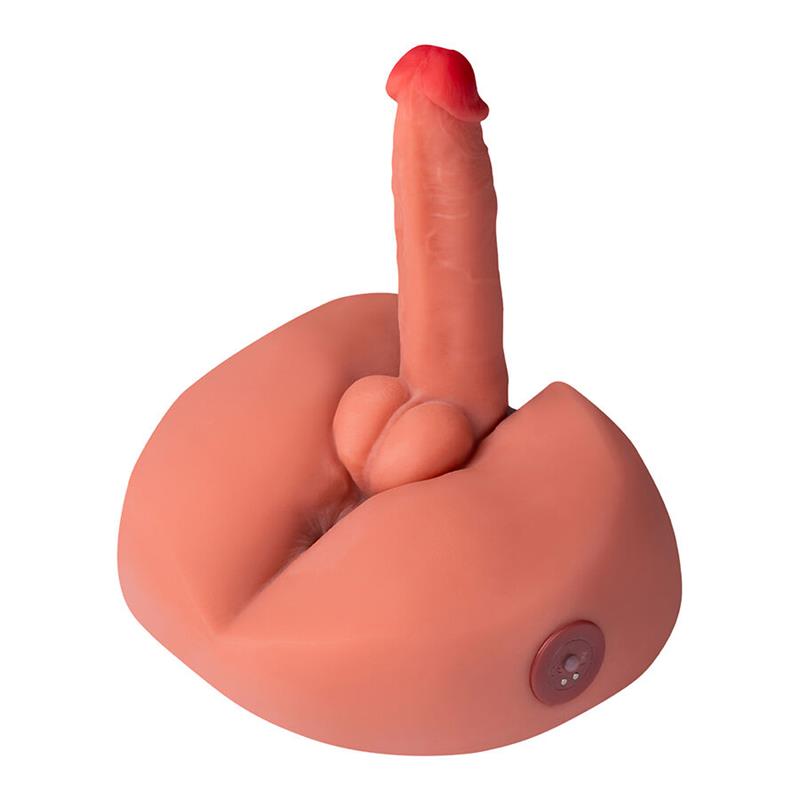 HONEY REALISTIC DILDO MASTURBATOR WITH VIBRATION 25 CM