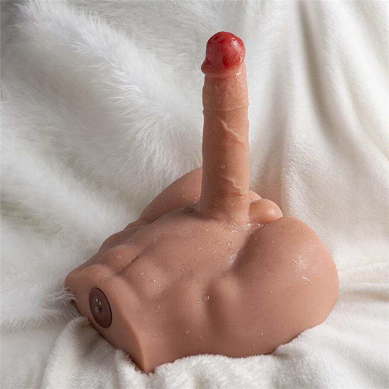 PEEL DILDO ASS REALISTIC DILDO MASTURBATOR FRONT POSITION WITH THRUSTING 17.5 CM