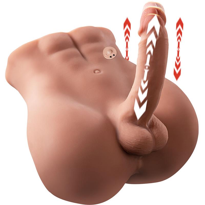 BERTLETT DILDO ASS REALISTIC DILDO AND ANUS MASTURBATOR FRONT POSITION WITH THRUSTING 18 CM