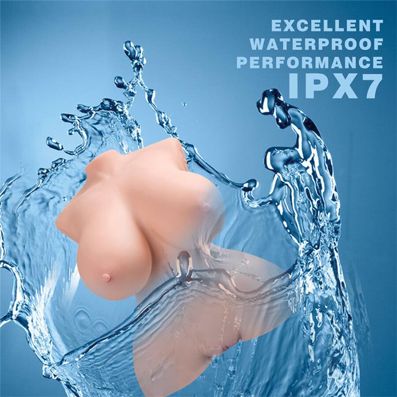 TINY THRUSTING REALISTIC TORSO WITH FEMALE VIBRATION 40 CM