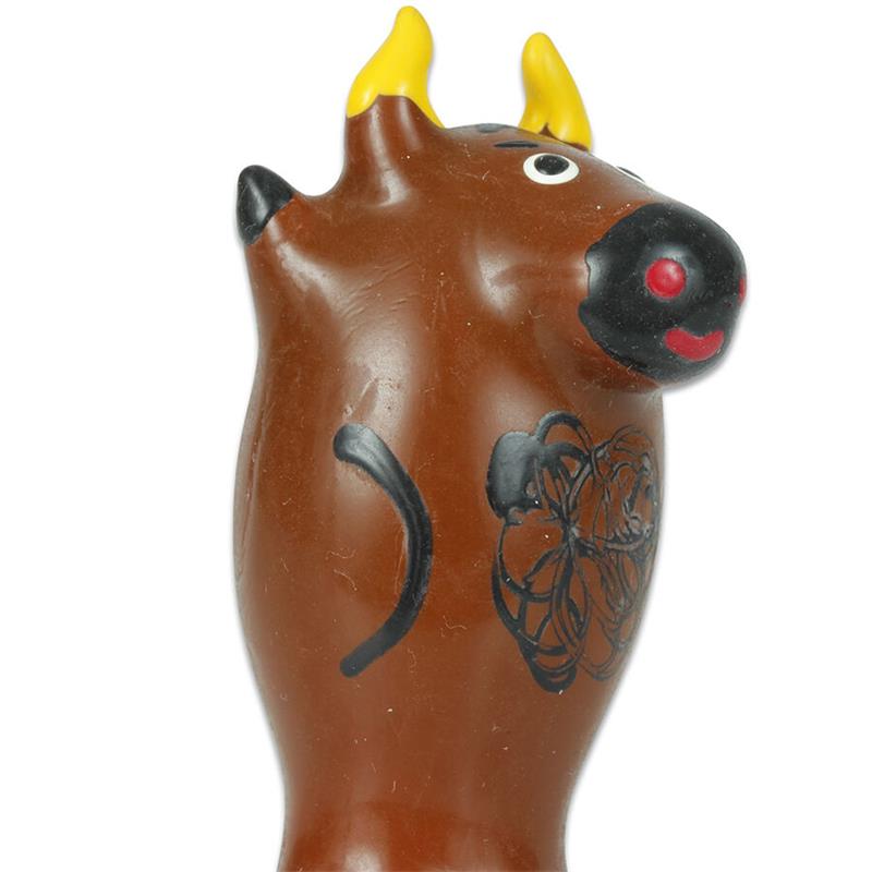 HANDPAINTED NOVELTY CONDOMS BULL MODEL 1