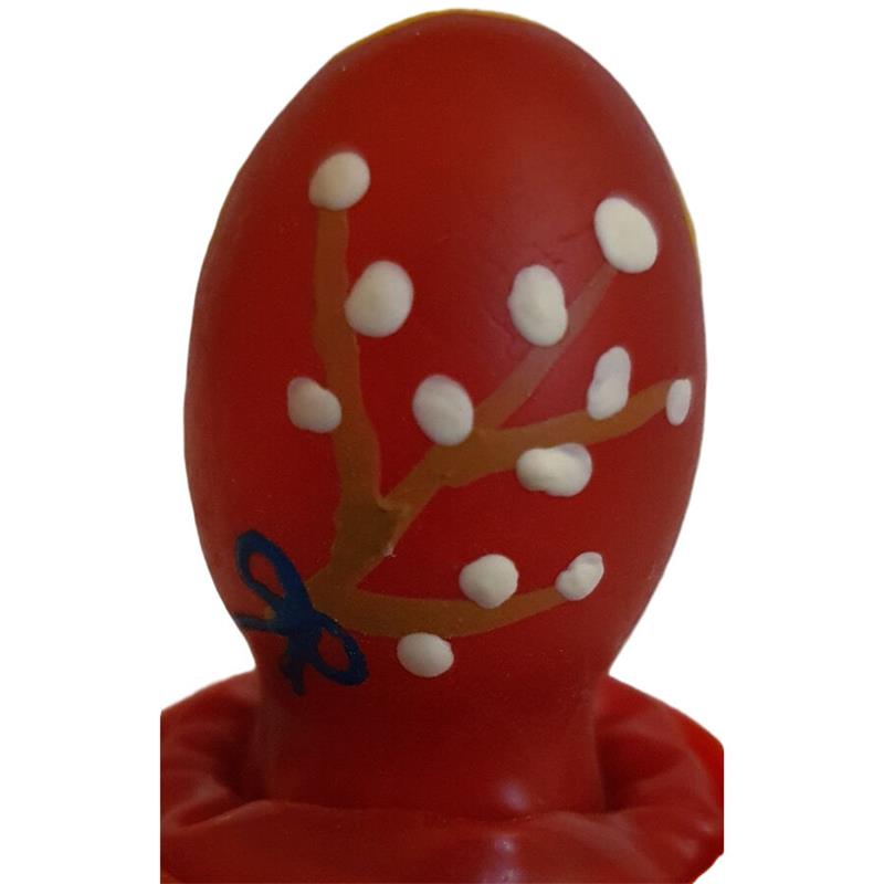 HANDPAINTED NOVELTY CONDOMS EASTER EGG RED