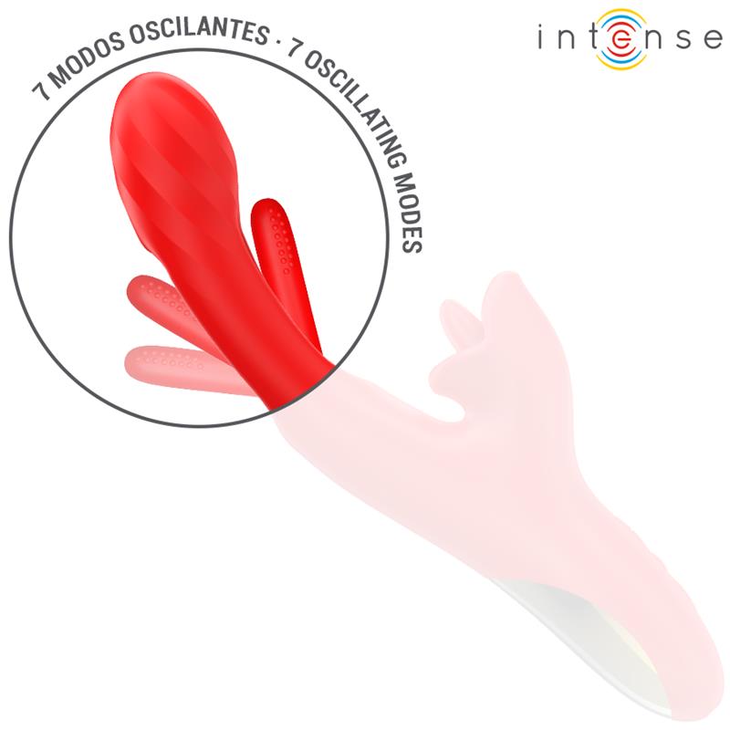 JESSICA MULTIFUNKCIONALNI VIBRATOR STIMULACIJA KLITORISA 24.8 CM CRVENI