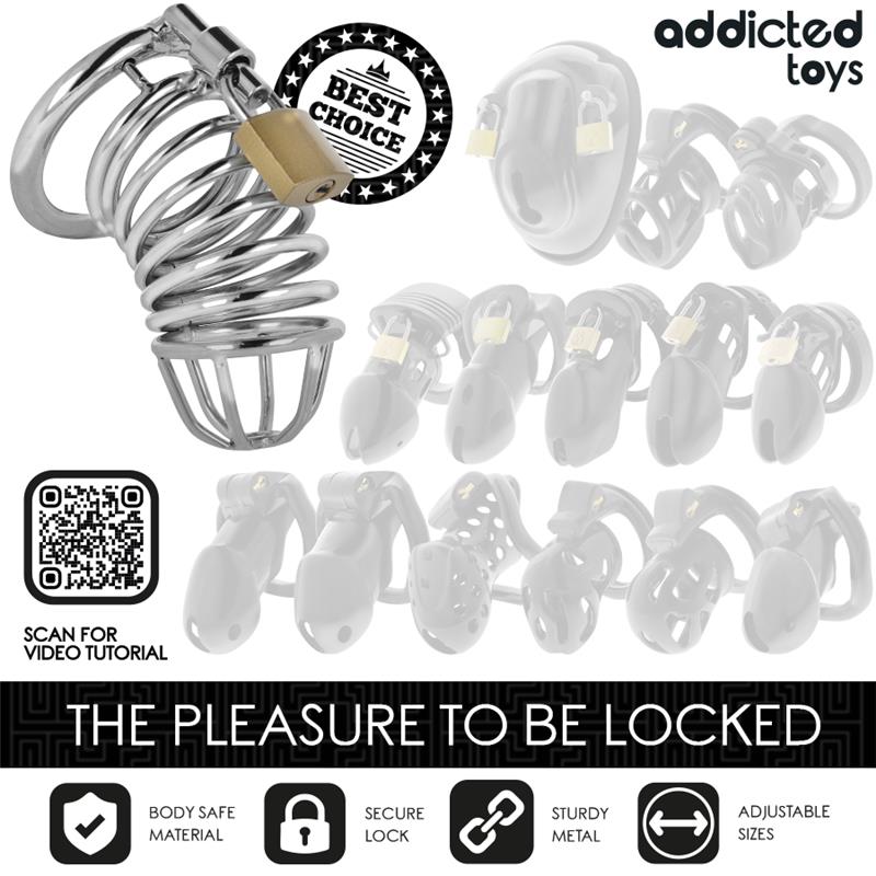 IRON CELL METAL PENIS CAGE SIZE M