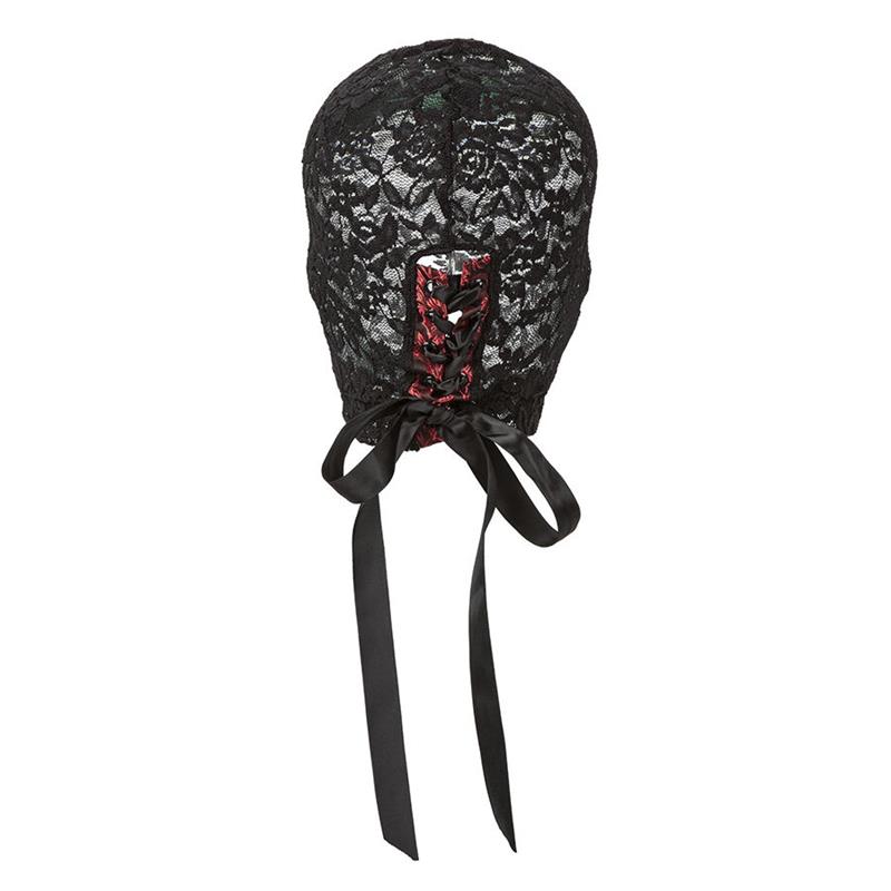 SCANDAL BLACK LACE BALALAVA WITH BOW