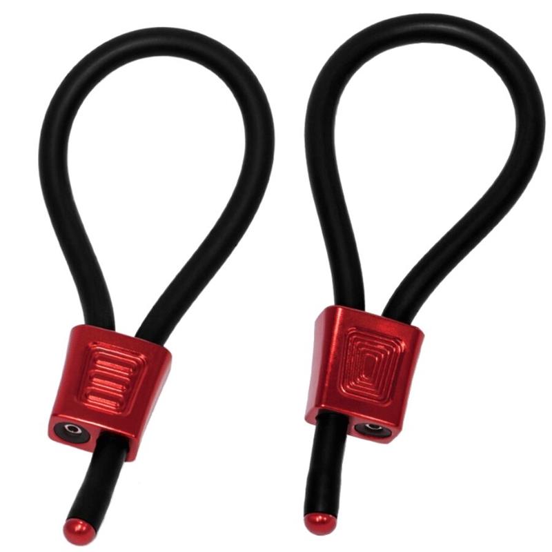 PRESTIGE ELECTRA LOOPS ADJUSTABLE COCK RINGS RED