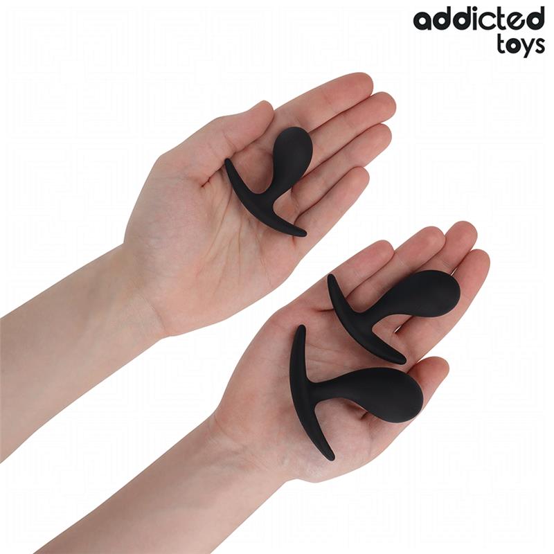 SET OF 3 ANAL PLUG SILICONE MODEL 3