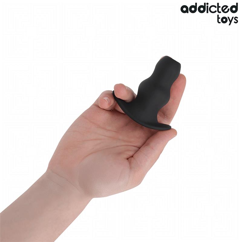 HOLLOW ANAL PLUG SILICONE SIZE S 7.3 CM