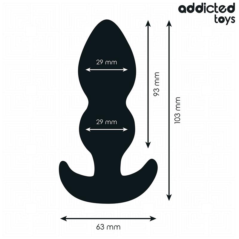 ANAL PLUG SILICONE SIZE S 10.3 CM