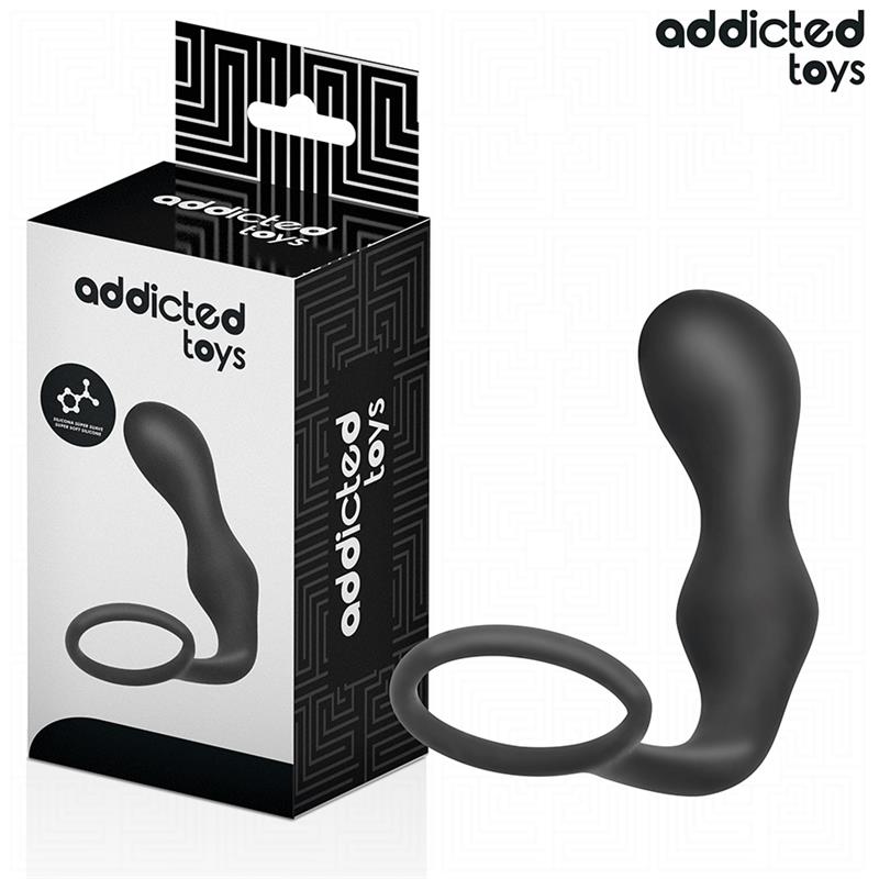 ANAL PLUG WITH RING SILICONE MODEL 3