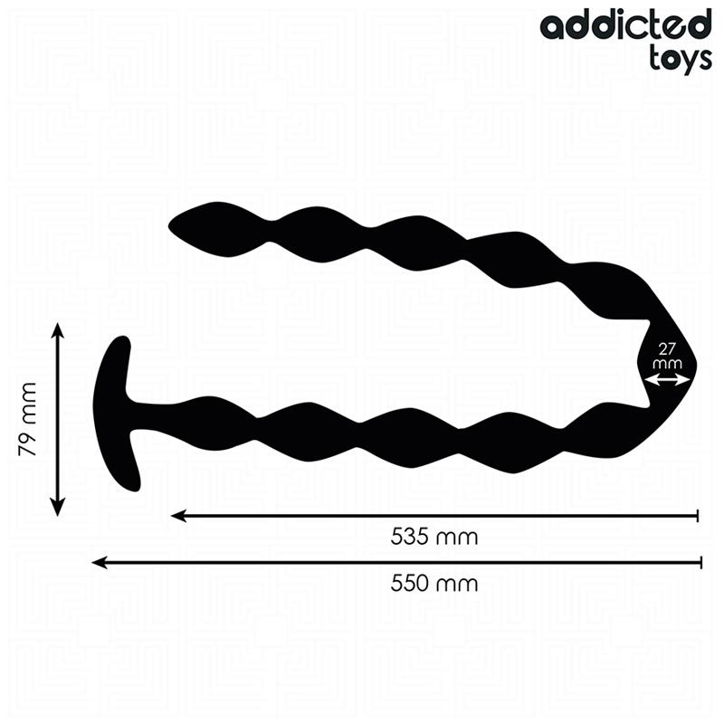 EXTRA LONG SILICONE ANAL PLUG