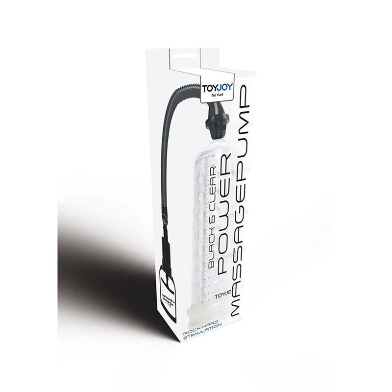 POWERFUL MASSAGE PUMP WITH TRANSPARENT SLEEVE