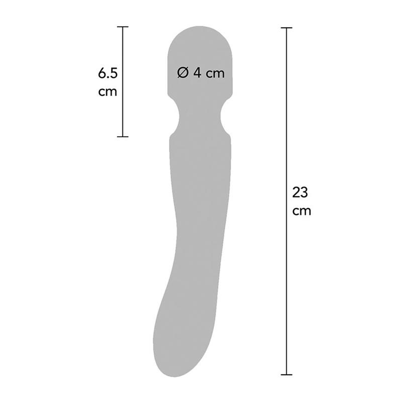 LIGHT ZENITH WAND MASSAGER BLACK