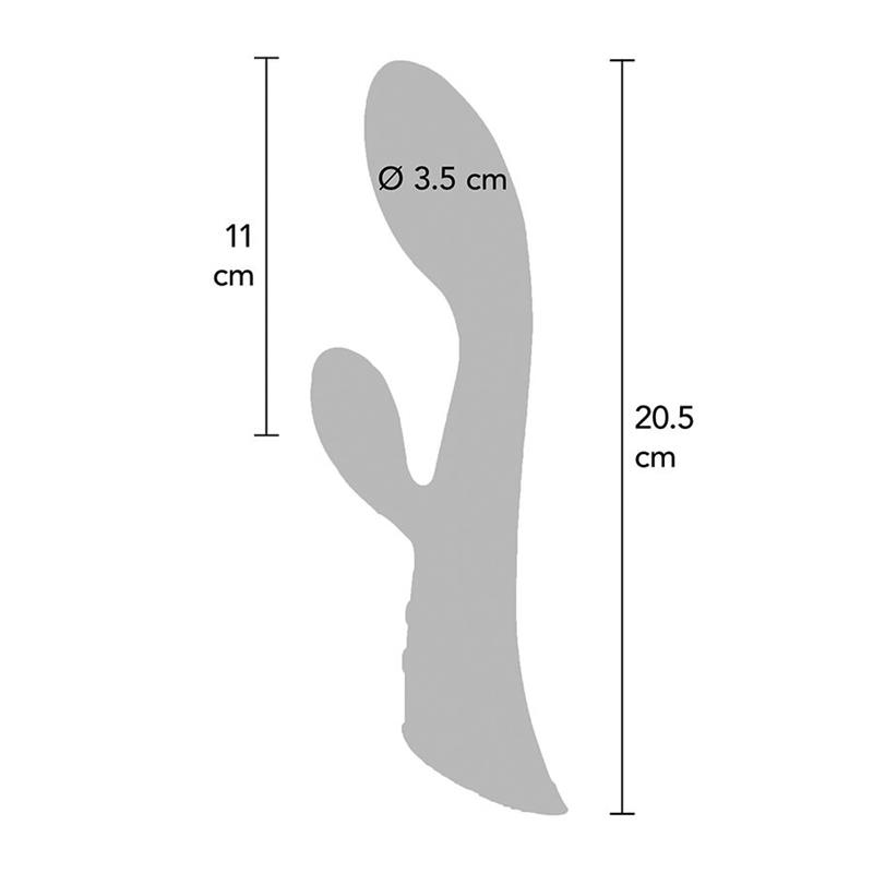 IVY CASSIA XTRA INTENSE VIBRATOR CLITORIS STIMULATOR BLACK