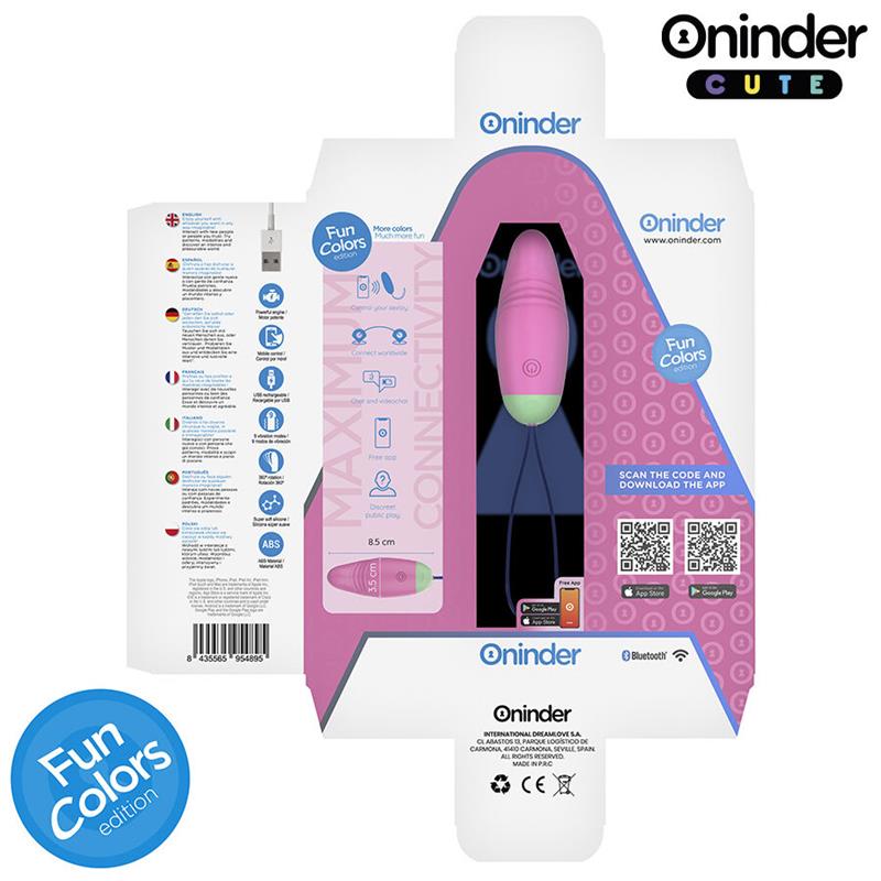 LOVE PLEASURE VIBRO-ROTATING EGG 360 SILICONE - FREE WORLDWIDE APP