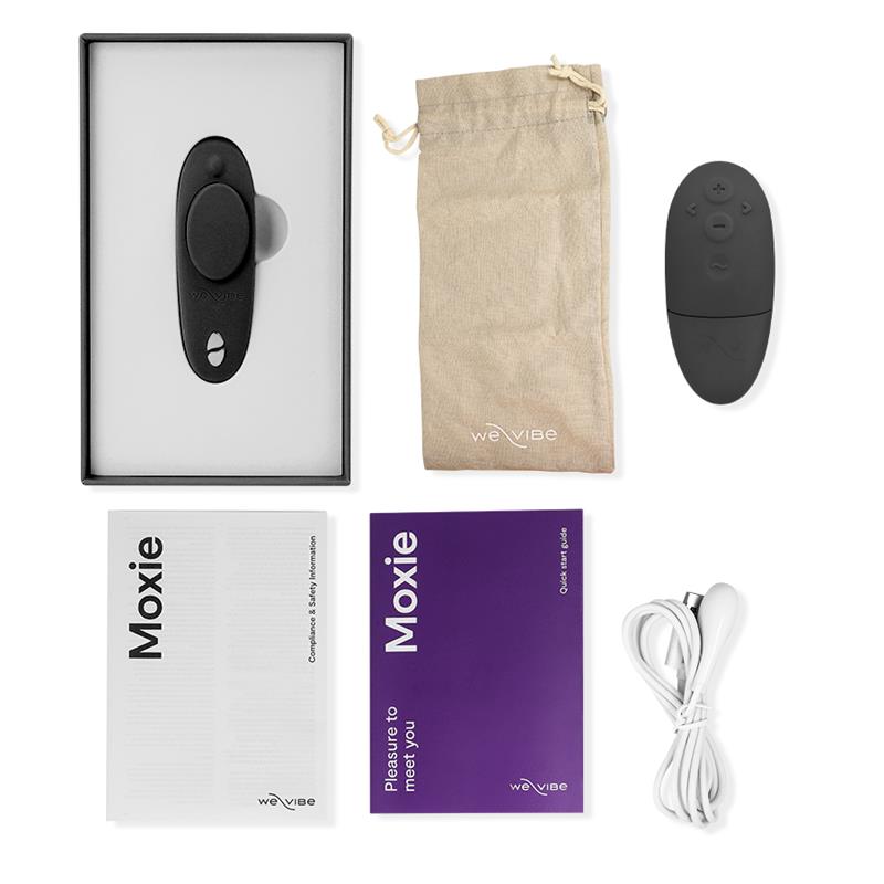 MOXIE + BLACK CLITORAL VIBRATOR