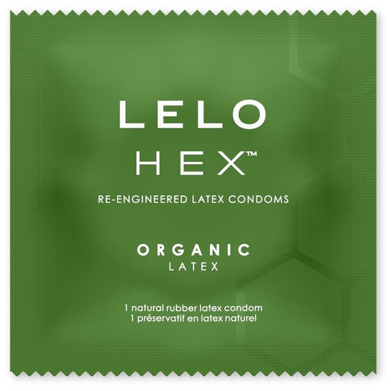 HEX ORGANIC CONDOM BOX 3 UNITS