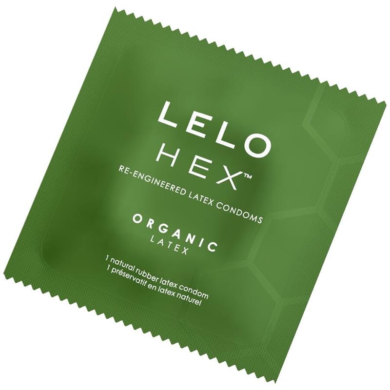 HEX ORGANIC CONDOM BOX 12 UNITS