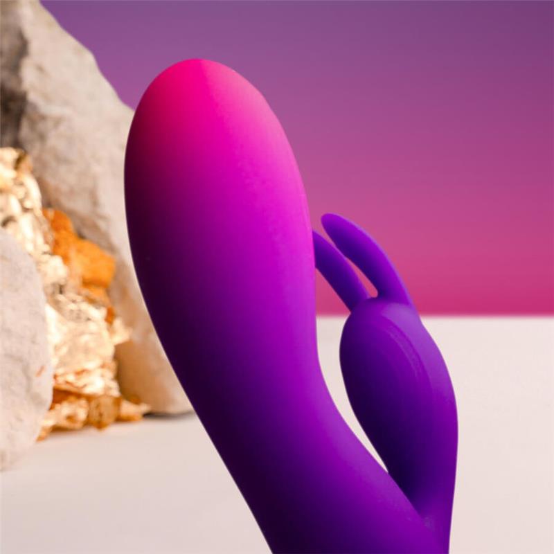 GLO- GIRL PURPLE RABBIT VIBRATOR