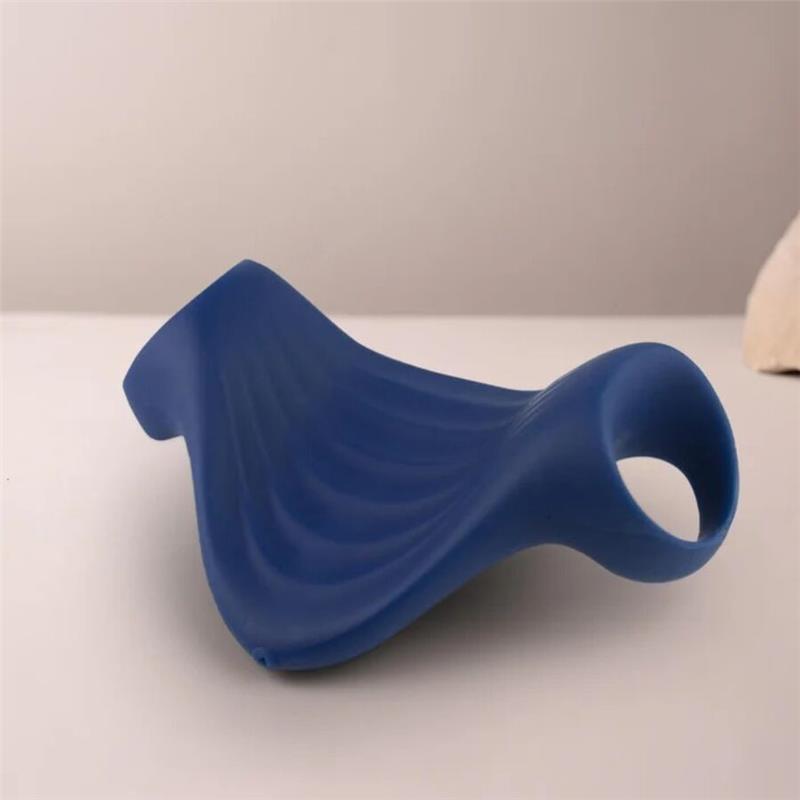 PALM BLUE FLEXIBLE VIBRATOR MASTURBATOR