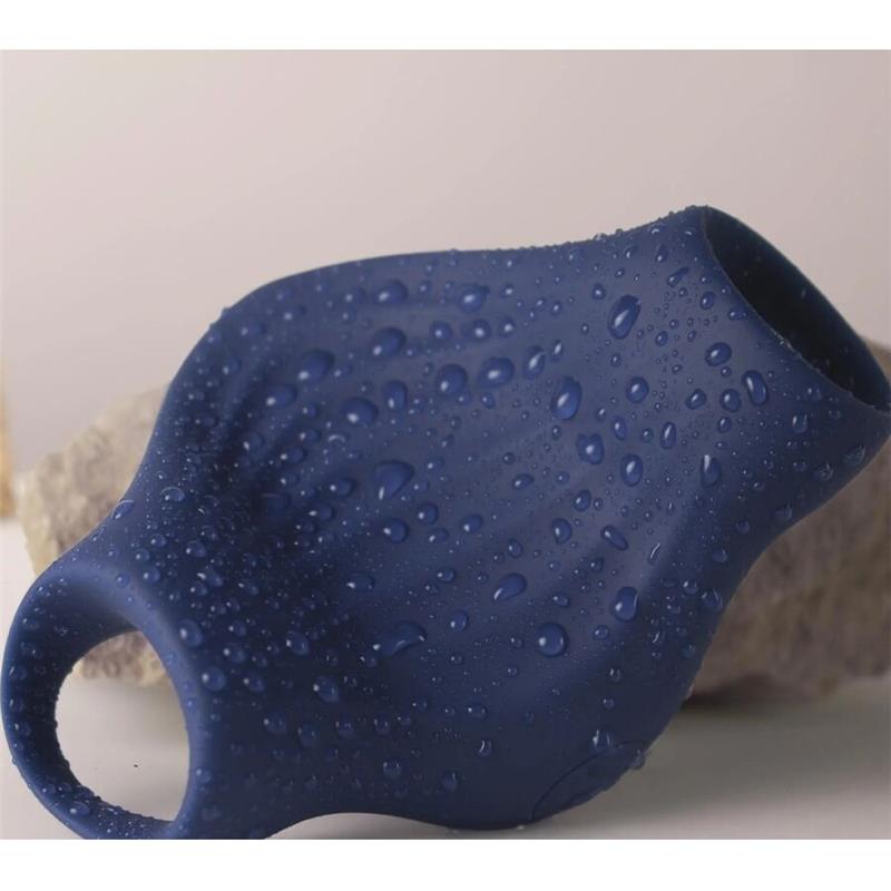 PALM BLUE FLEXIBLE VIBRATOR MASTURBATOR