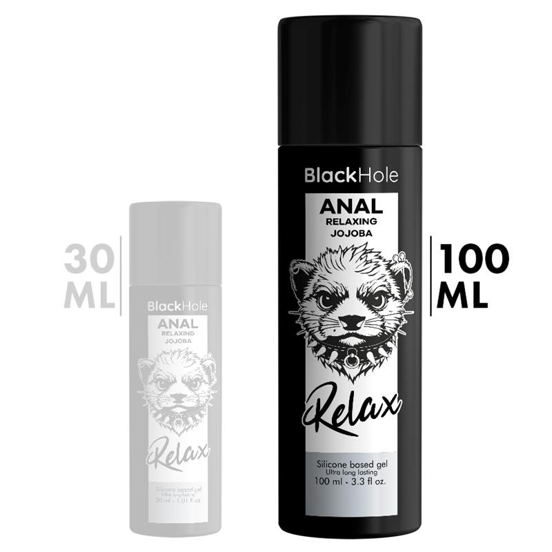 ANALNI RELAKSANT JOJOBA SILIKONSKI LUBRIKANT 100 ML - BLACK HOLE