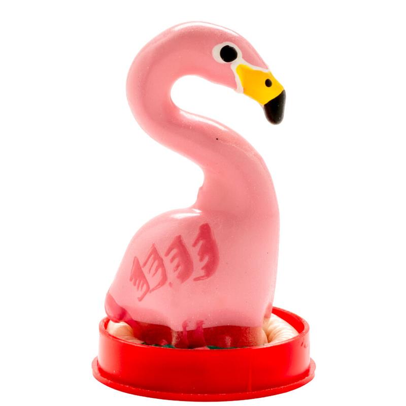 HANDPAINTED NOVELTY CONDOMS FLAMINGO PINK