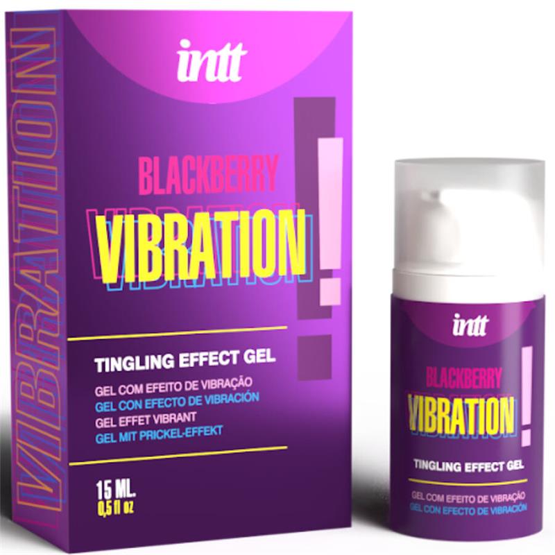 LIQUID VIBRATING GEL BLACKBERRY FLAVOR 15 ML