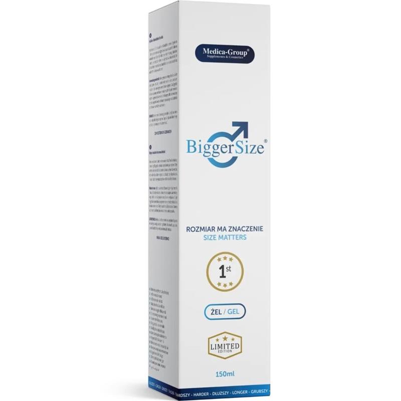 BIGGER SIZE INTIMATE GEL FOR MEN 150 ML