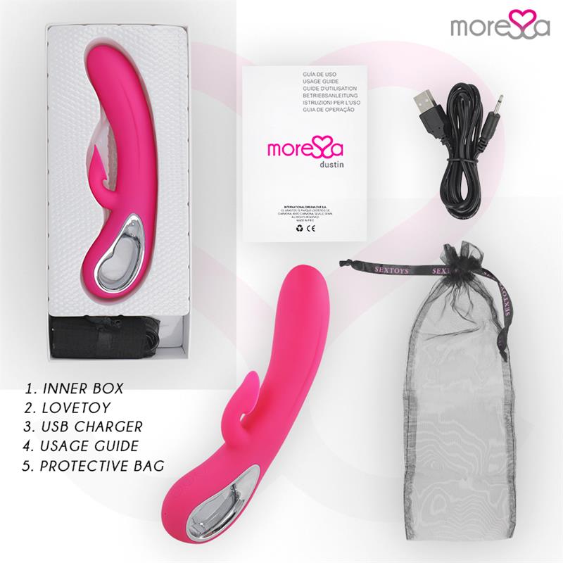 DUSTIN CLITORAL SUCTION AND POWERFUL VIBRATION PREMIUM SILICONE RECHARGEABLE