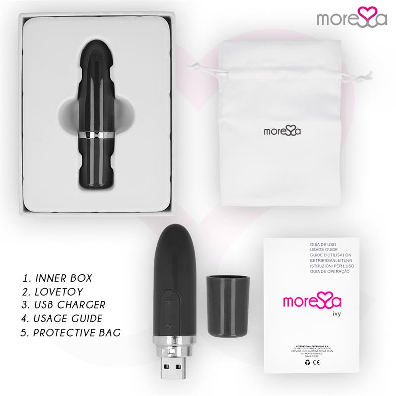 IVY VIBRATOR STIMULATOR TRAVEL BLACK