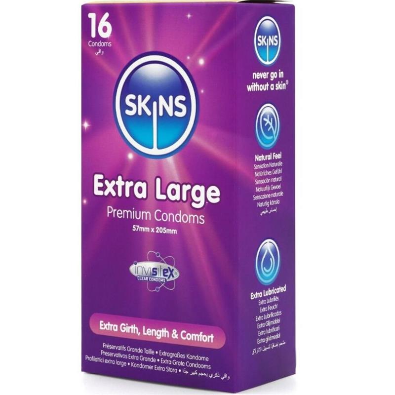 EXTRA LARGE PREMIUM CONDOMS PACK 16