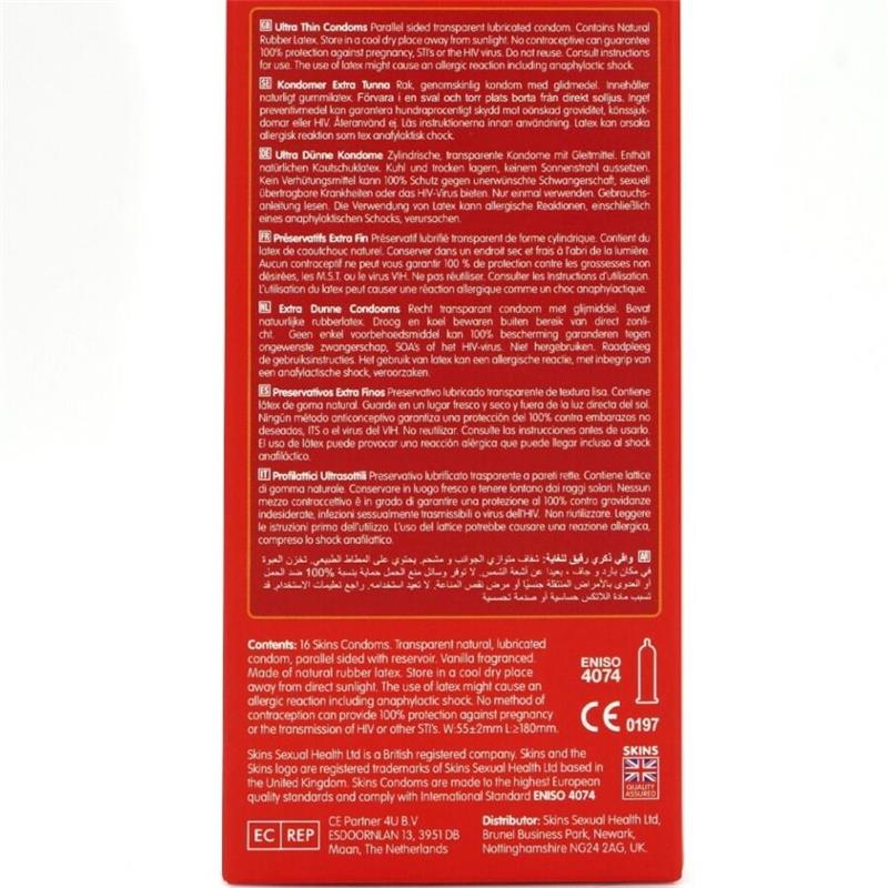 ULTRA THIN PREMIUM CONDOMS PACK 16