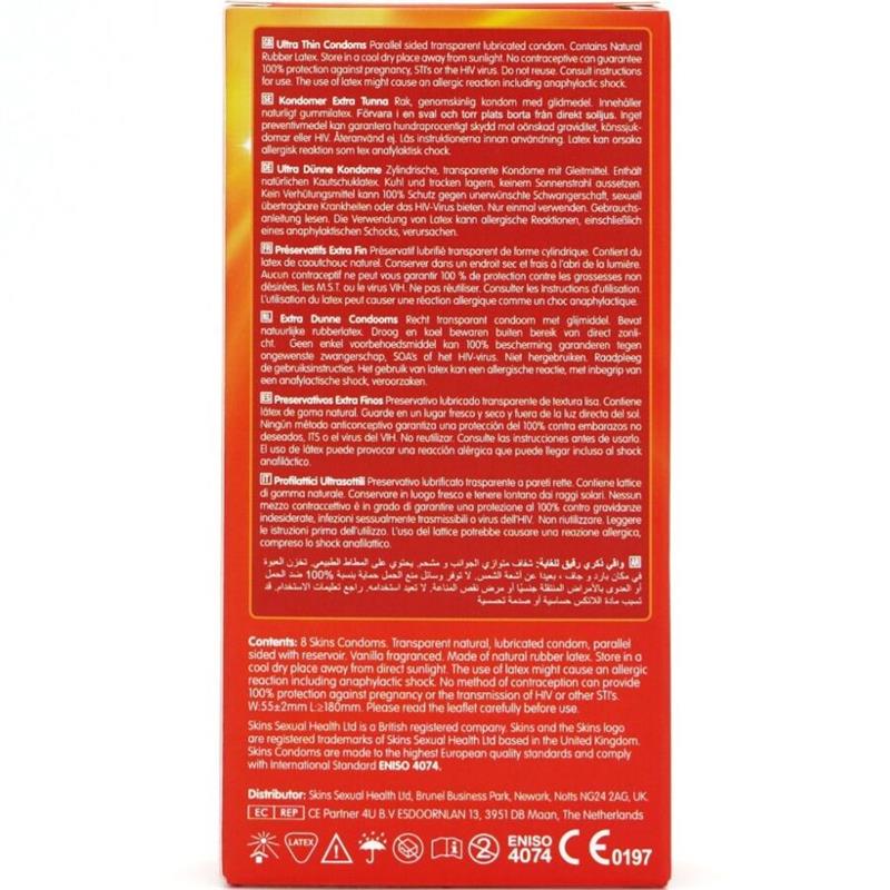 ULTRA THIN PREMIUM CONDOMS PACK 8