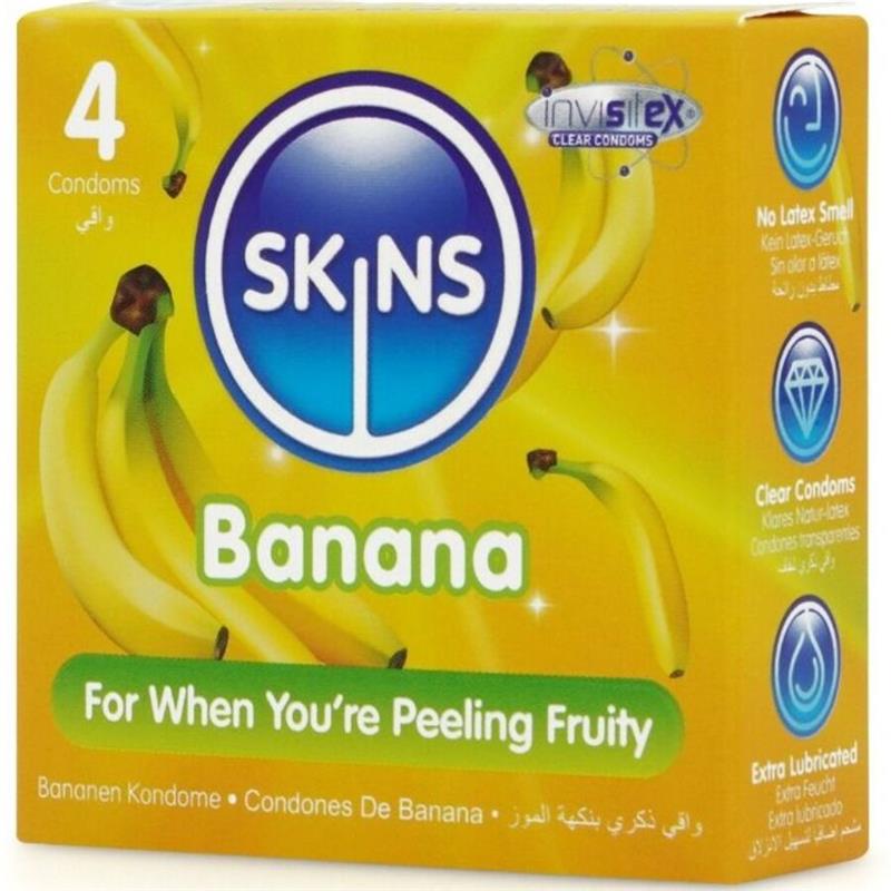 BANANA PREMIUM CONDOMS PACK 4