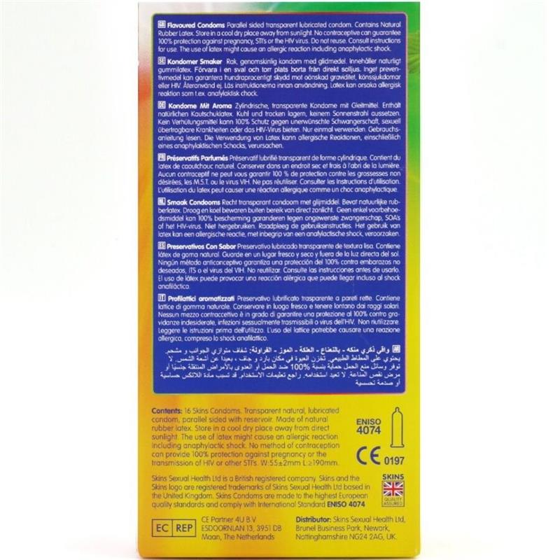 MULTI FLAVORS PREMIUM CONDOMS PACK 16