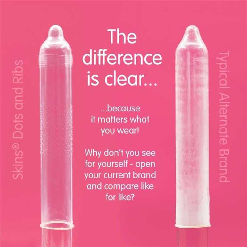 DOTS & RIBS PREMIUM CONDOMS PACK 16