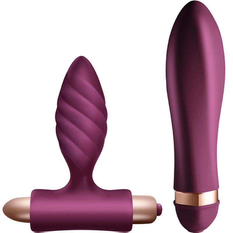 DESIRE KIT TWISTED VIBRATOR + ANAL PLUG