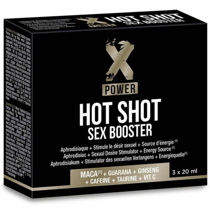 HOT SHOT SEX BOOSTER INCREASE LIBIDO 3 X 20 ML