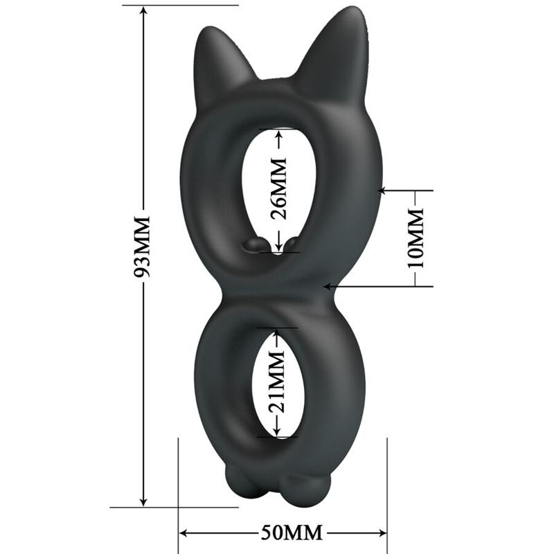 TORAN DOUBLE SILICONE RING MODEL 20