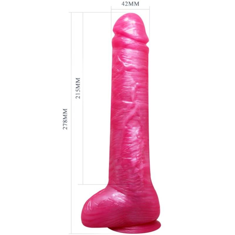 REALISTIČNI ROZI DILDO DONG S USISNOM ŠALICOM