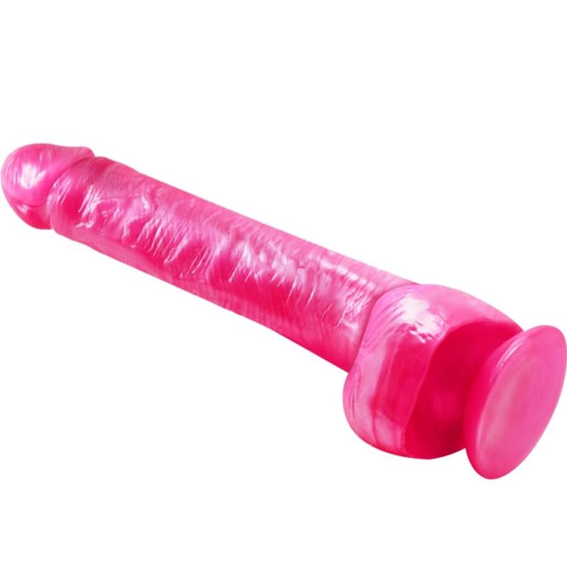 REALISTIČNI ROZI DILDO DONG S USISNOM ŠALICOM