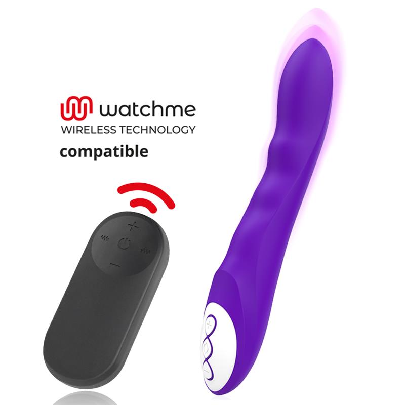 DANTE LILAC VIBRATOR COMPATIBLE WITH WATCHME WIRELESS TECHNOLOGY