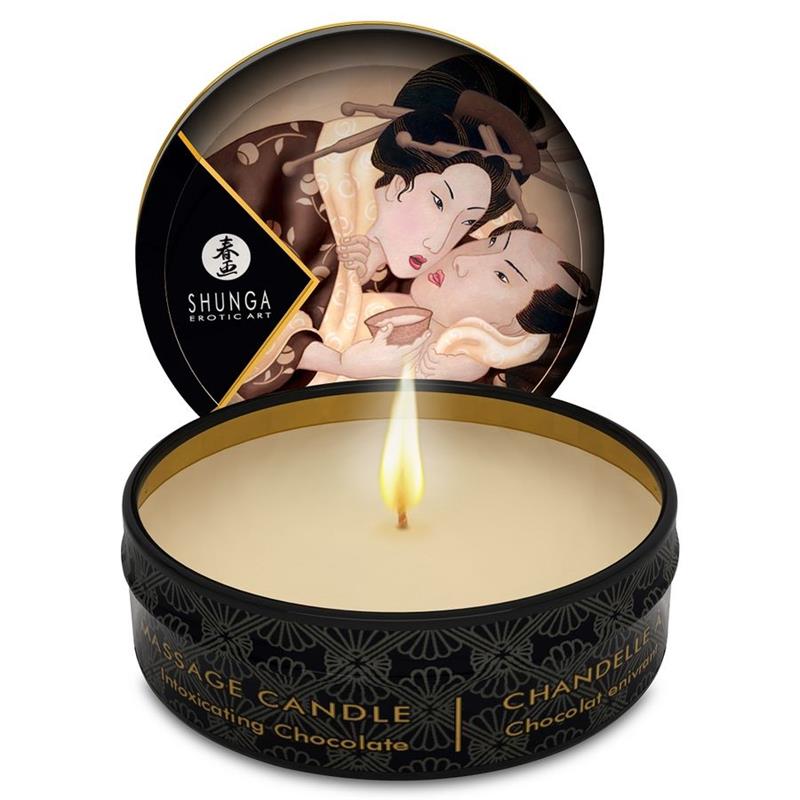 MINI CARESS BY CANDLELIGHT DISPLAY MASSAGE CANDLES 24 UNITS
