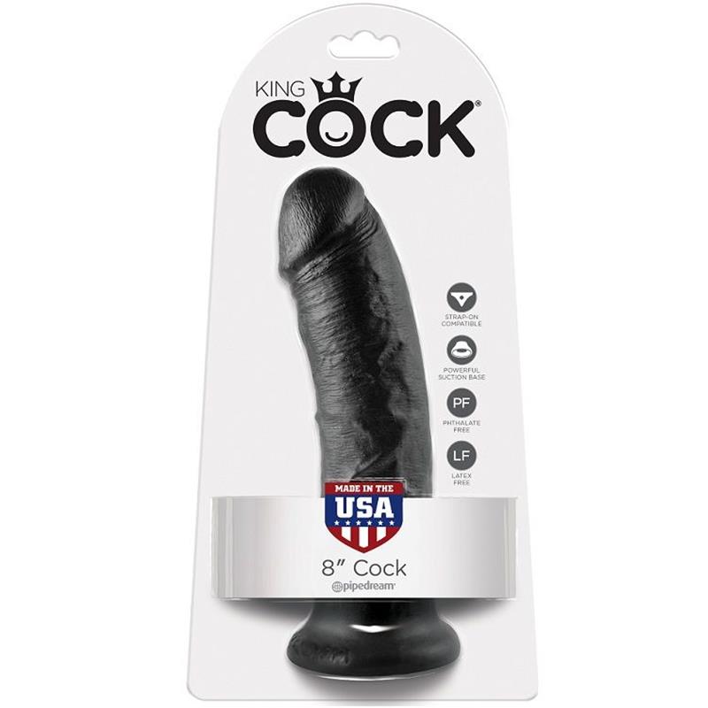 8 DILDO CRNI 20.3 CM
