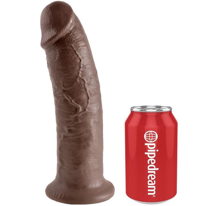 10 DILDO RJAVA 25.4 CM