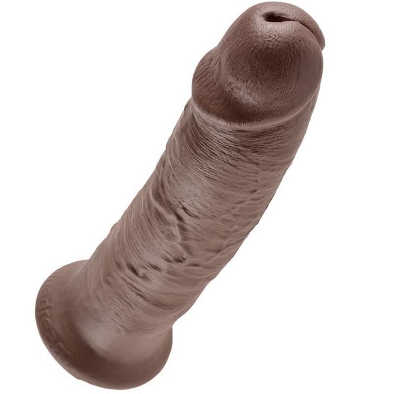 10 DILDO RJAVA 25.4 CM