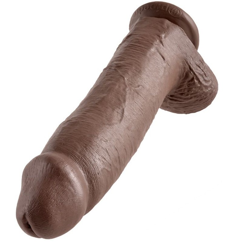 12 DILDO SMEĐI S JAJIMA 30.48 CM