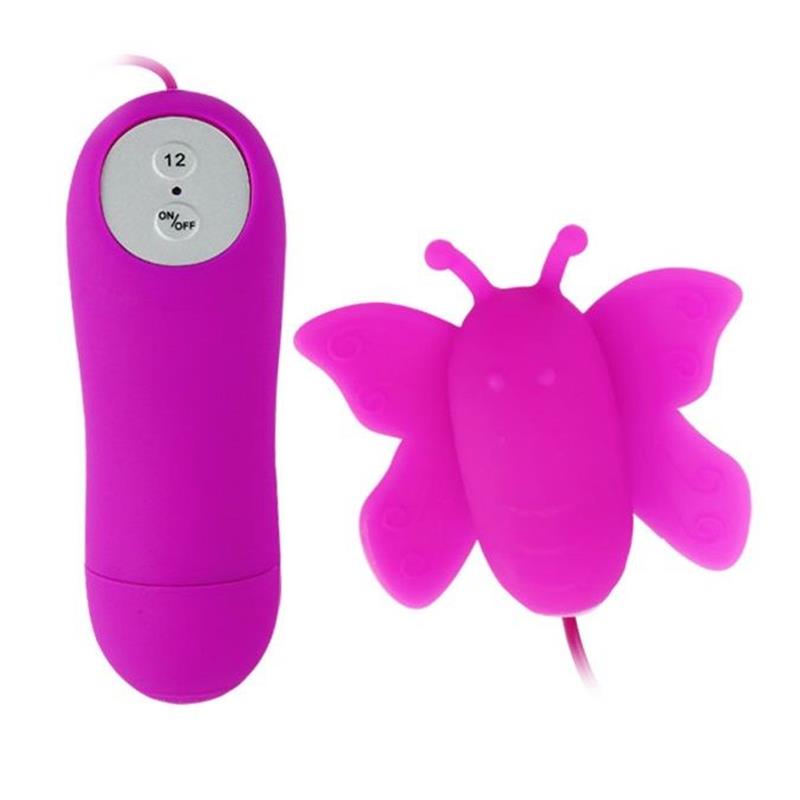 LOVE EGGS BUTTERFLY CLITORIS STIMULATOR 12 SPEEDS LILAC REMOTE CONTROL