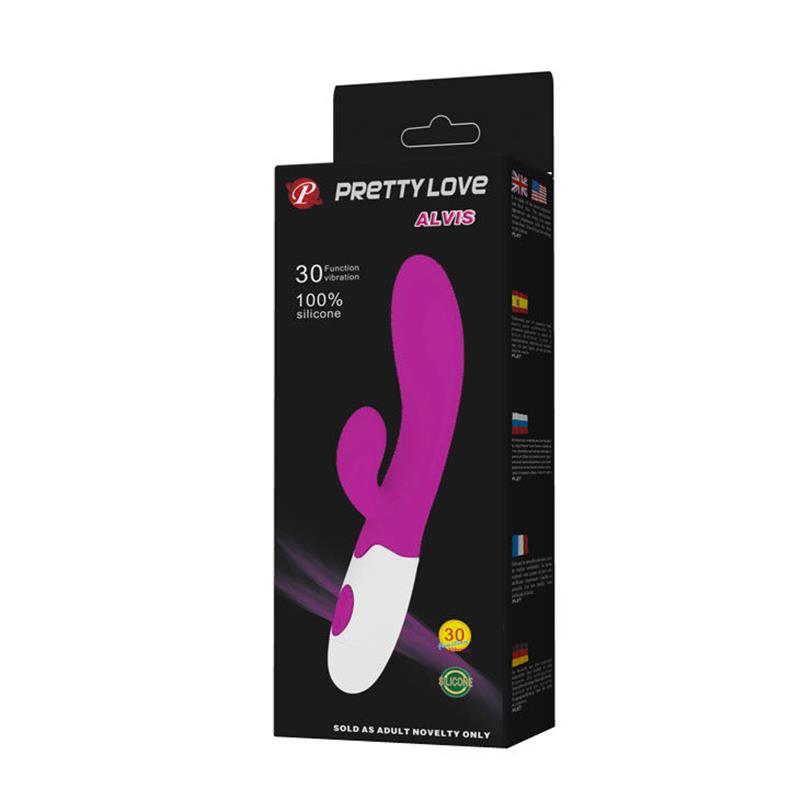 FLIRTATION ALVIS VIBRATOR WITH CLITORIS STIMULATOR